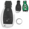 433 MHz pour Mercedes Benz A B C E G M R S CLK SLK Clases Para Sprinter Key Para Viano Para Vito 2 boutons avec porte-clés