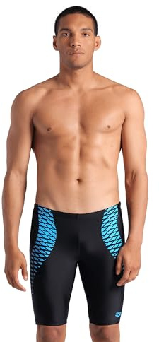 Arena Mens Arena Men's Feel Openings Swim Jammer Knee-Length Swimsuit Sports Pool Bathing Suit