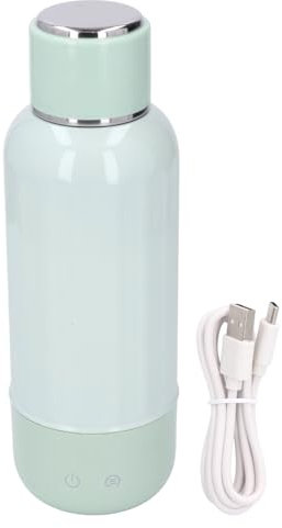 Nimomo Hervidor Eléctrico de Viaje 316 Acero Inoxidable Temperatura Constante Botella de Agua Eléctrica Inalámbrica Portátil Caldera de Agua para Exteriores