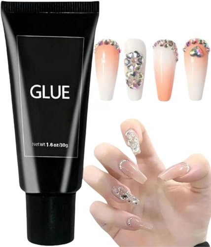 30ML No Wipe 3D N/ail Art Sculpture Gel,3D Sculpture G/el,Sculpting Ge/l Nail Glue for Nail Art Design,Hard Gel,3D Na/il G/el Sculpting for Nai/l Designs,3D Ge/l for Nails,Clear Buil/der