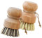SOIMISS Wood Dish Brush Dishwashing Sponges Kitchen Basic Dish Brush Brush Kitchen Dish Cleaning 4 Pieces