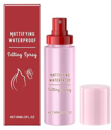 Spray fixateur de maquillage fondant, brume fixatrice waterproof longue tenue, contrôle du sébum, rafraîchissante et hydratante, tenue du maquillage jusqu'à 12 heures