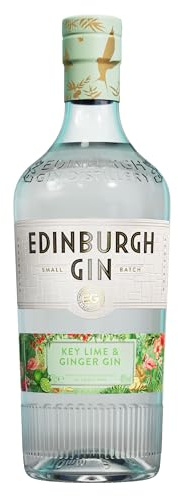 Edinburgh Gin Key Lime & Ginger Flavoured Gin 70cl - Amazon Exclusive | 40% ABV | 100% Natural Flavours | Vibrant and Zesty Gin with Fresh Lime and Ginger Root | Ideal in Cocktails or with Tonic