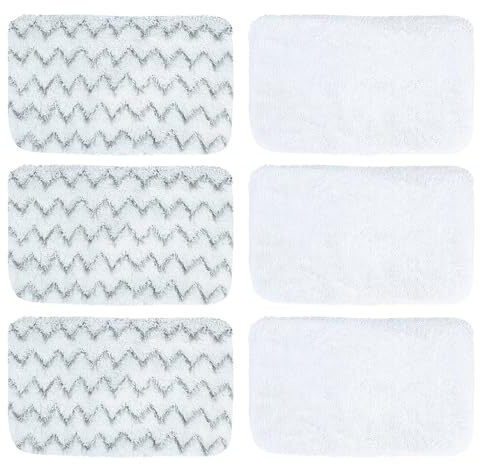 Mop Pads, Compatible with Bissell PowerFresh Vac & Steam 2747A/1132/1543/1632/1652, Symphony Vacuum and Steam Mop Series, Replacement Washable Mop Head Accessories
