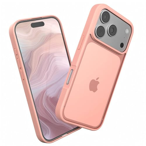 EAZY CASE - Outdoor Hülle für iPhone 17 Pro hochwertige Matte Schutzhülle mit Ultra Aufprallschutz [Samtweiche Haptik] Stoßfest und Kratzfest Handyhülle mit Kameraschutz - Rosa