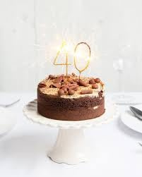 Birthday Candle Sparklers Numbers 0-9, Gold Blue Pink Silver and Rosegold, for Birthdays, Celebrations and Special Occasions (Rose Gold, 8)