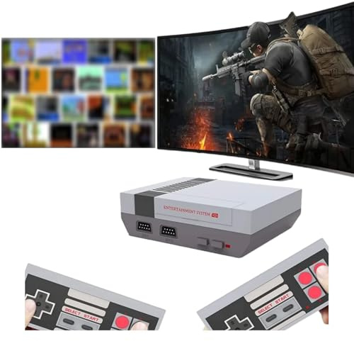 Mini console di gioco retrò palmare classica, console per videogiochi giochi incorporati 600 Classic Edition, controller dual Wired Came e display uscita AV. (SX001)