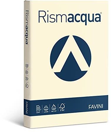 Cartoncino colorato Rismac Qua Favini A4 200 g/mq Avorio A67Q104 (risma125)