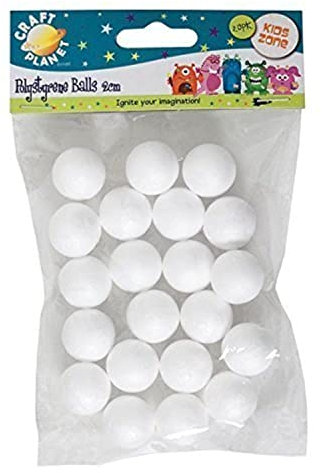 2cm Polystyrene Balls (20pcs)