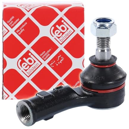 febi bilstein 14322 Spurstangenendstück mit Sicherungsmutter, 1 Stück | Kompatibel mit: SEAT AROSA, VW LUPO I, POLO, POLO III, POLO Van Kasten/Schrägheck