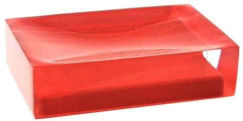 Gedy Rainbow Decorative Soap Holder, Red