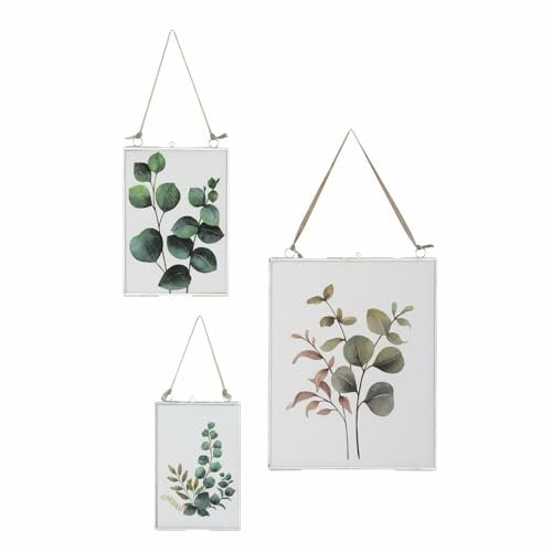 Loberon Bilderrahmen Set Ruston | Bilderrahmen Collage Fotowand | Für Unterschiedlich Große Bilder | 3 Stück | Schwarz