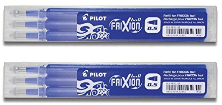 Pilot Frixion Ball Mine 0.5 blau 6er Sparpack