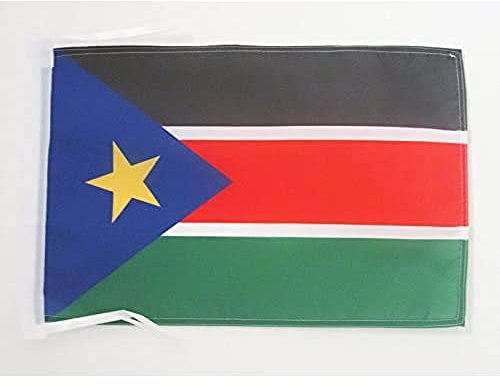 AZ FLAG - Flagge Südsudan - 45x30 cm Mit Kordel - Sudanesische Südliche Fahne 30 x 45 Cm - Flaggen