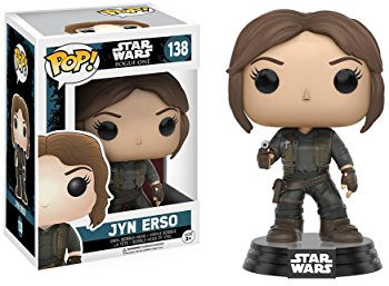 Funko 10449 Star Wars Rogue ONE – Jyn ERSO, Multi, 3.75 inches