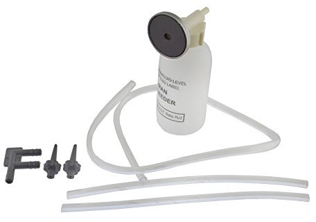 Car Van Bike Brake Fluid Bleeder Bleeding Kit With Adaptors And Hoses Bleed Brakes
