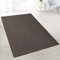 casa pura Teppich Läufer London - Meterware - Teppichläufer für Wohnzimmer, Flur, Küche - Flacher Schlingenflor (Dunkelbraun - 66x900 cm)