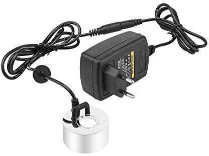 Hangrow generador de Niebla ultrasónico atomizador atomizador Fogger Agua Fuente Estanque Niebla máquina 24V … (con Adaptador)