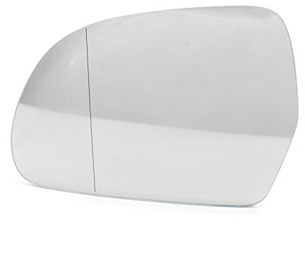 REFURBISHHOUSE Cristal de Espejo retrovisor de ala de Lazo Izquierdo de Conductor del Coche Apto para Audi A3 S3 A4 S4 B8 A5 A6 S6 C6 A8 Q3