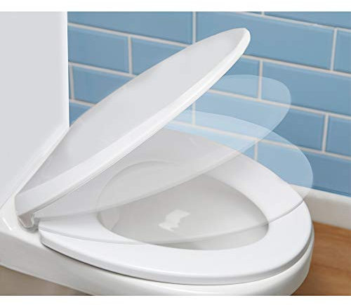 Easy-Clean Soft Close Toilet Seat with Quick Release for Cleaning