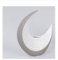 Dekorative Vase 14x17cm Serie Nature Spirit grau-weisse Keramik in Stein-Optik