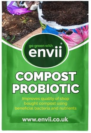 Envii Compost Probiotic – Compost Activateur Organique qui Améliore la Qualité du Compost – 100g
