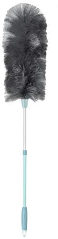 Vigar | Static Mikrofaser Staubwedel Lang Ausziehbar - Grau/Türkis