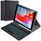 Funda con Teclado Español para iPad 10.2” 9th Gen 2021/8th Gen 2020/7th Gen 2019/ iPad Pro 10.5/iPad Air 3, Carcasa PU Delgada con 7 Colores Retroiluminados Teclado Bluetooth Inalámbrico Magnético