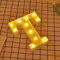 JANDEI - Lettere LED, Numeri Luminosi, Figura a Cuore, 22cm, con Luce Calda per Decorazione e Atmosfera, Luci Notturne Scrivania, Compleanni, Matrimoni, Vetrine. Funzionano con batterie AA (T)