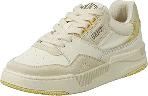 GANT FOOTWEAR Damen ELLIZY Sneaker, Cream/Lemonade, 38 EU