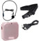 WANWEN Megaphon Bullhorn K400 3 Farben Tragbarer kabelgebundener Mini-Audiolautsprecher Megaphon Sprachverstärker Lautsprecher Mikrofon Taillenbandclip (Color : Pink no Battery) Little Surprise