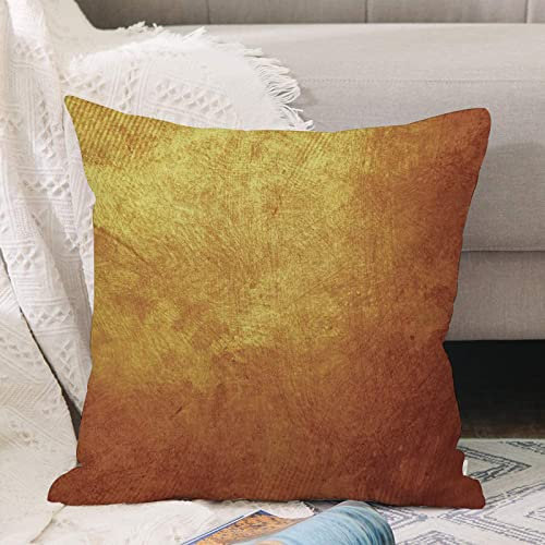 Kissenbezug 45x45 cm,Grau Bronze Gold Metall Gelb Golden Dunkel Alt Kupfer Rau,Outdoor Kissen Kissenbezüge Kissenhülle Sofa Kissen dekokissen Zierkissen für Wohnzimmer Garten deko draußen