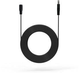 EZVIZ 10 m Netzteil-Verlängerungskabel für Outdoor-Überwachungskameras, 5,5 mm x 2,1 mm, universelles DC 12 V-Verlängerungskabel für WLAN IP Kameras, 12 V Stecker auf Buchse (10 m schwarz)