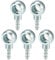 QUARKZMAN 12mm Diamètre Moto Banjo Raccord Adaptateur Argent Ton - 5 pcs