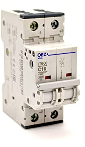 2pol DC Leitungs-Schutzschalter LS 16A bis 440V Made in Germany Solar PV 10kA 2P Gleichstrom Niederspannung Automat