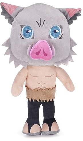 UKToyworld Demon Slayer Kimetsu No Yaiba Plüsch-Spielzeug (Inosuke), 27 cm