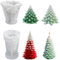 FYSL 2 Stück Kerzenform Silikon Weihnachtsbaum Kerzenform Kerzenformen zum Gießen Weihnachtsbaum Silikonform Kerze DIY Kerzen Formen Silikon für DIY Duftkerze, Weihnachten Handwerk Ornamente