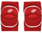 Morale Sport ginocchiera pallavolo con imbottitura snodata e foro posteriore (Small, Rosso)