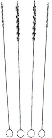 fancility® 32cm Lange Reinigungsbürste für Kaffeevollautomaten, Milchschlauch & Kaffeeauslauf für Miele, Jura, Siemens, Krups, Saeco, Melitta, Bosch, Nivona, UVM. Milchschlauchbürste Kaffeemaschine