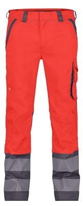 DASSY® Minnesota Stretch-Warnschutzbundhose - Größe 44 - NEONORANGE/DUNKELBLAU