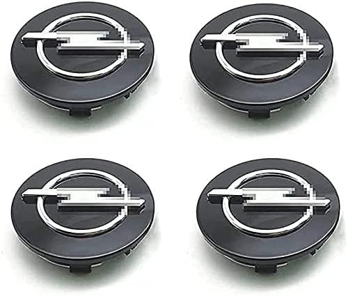 4 Stück Nabendeckel Für 64mm Opel Astra H G J Insignia Mokka Zafira Corsa, Auto Felgendeckel Zubehör, Zierdeckel Emblem Abzeichen Accessoires