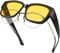 Fimoson Nachtsichtbrille für Autofahrer - Fit Over Glasses Anti Glare HD Brille mit TR Frame für Männer und Frauen