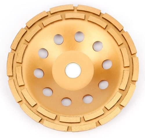 APLUS Mola a Tazza Diamantata Universal 230 mm x 22,23 mm, Discho Abrasivo Diamantato per Smerigliatrici per Calcestruzzo, Cemento, Marmo, Granito, Mattoni, Gesso, Pietra Dura, Amianto