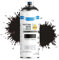 Etrexonline Pintura Spray Ecológica 400ml - Base Agua, Sin Olor - Para Muebles, Metal, Plástico y Madera - Colores Vivos y Permanentes, Cobertura Uniforme - Negro Brillo, 1 unidad
