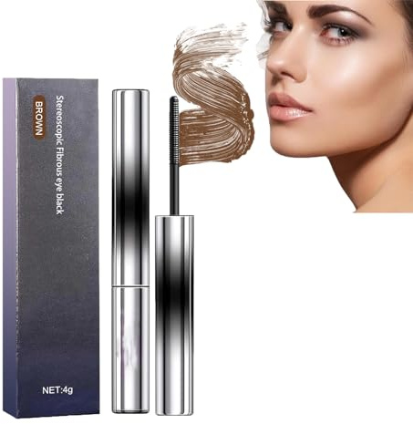 Mascara, 3D Curling Eyelash Iron with Eyelash Curler, Iron Wand Mas-Cara, Waterproof, Long-Lasting and Smudge-Free