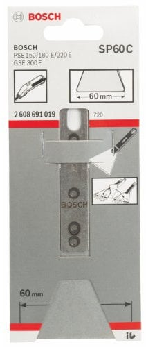Bosch 2 608 691 019 - Espátula SP 60 C - 60 x 60 mm (pack de 1)
