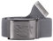 2Stoned Gürtel Stoffgürtel Dark Grey, matte Schnalle Classic, 4 cm breit, Koppelgürtel für Damen und Herren