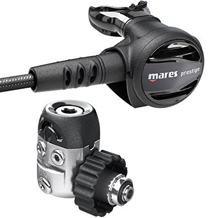 Mares Erwachsene Regulator Prestige 15X, Schwarz/Grau, DIN