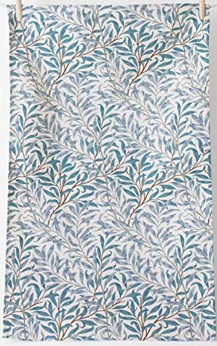 Licensed William Morris Willow Bough Green 100% Cotton Floral Tea Towel