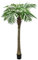 artplants.de Plastic Phoenix palm with 10 fronds, 8ft/240cm - Artificial palm tree/Palm replica